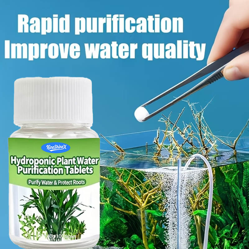 Plant Aquarium Pot - Hydroponische Wasserreinigungstabletten - Sofort einsatzbereites Wasser