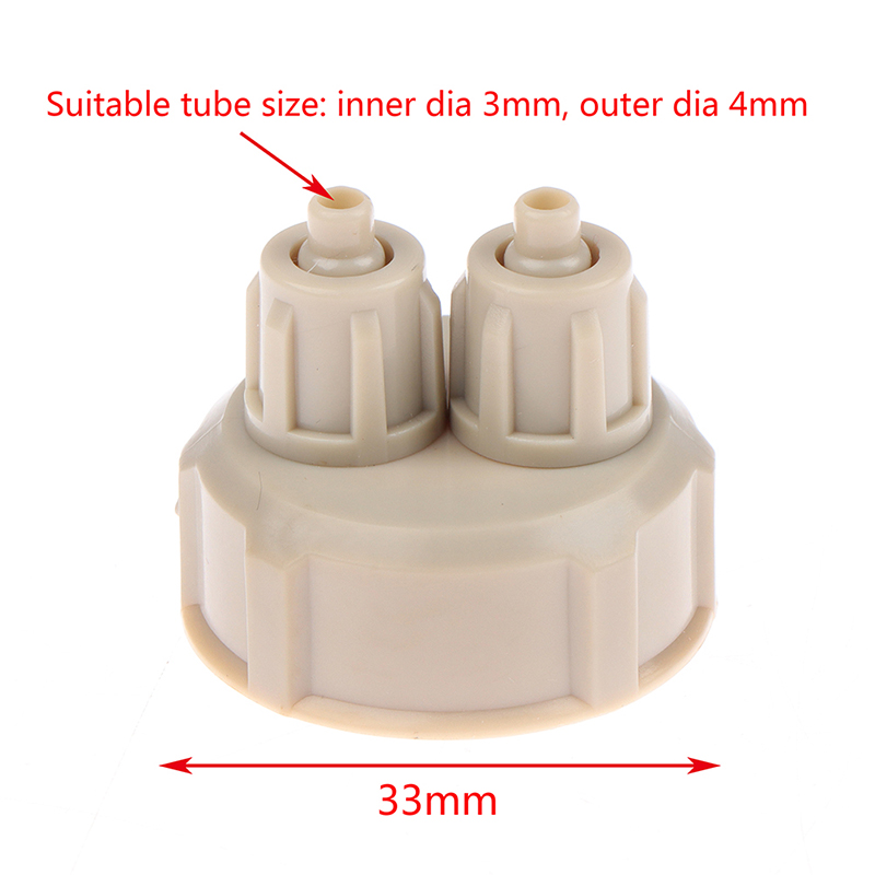 Aquarium Liquid Carbon - 2-teiliges Aquarium CO2-System-Set mit Schlauch, Ventil,