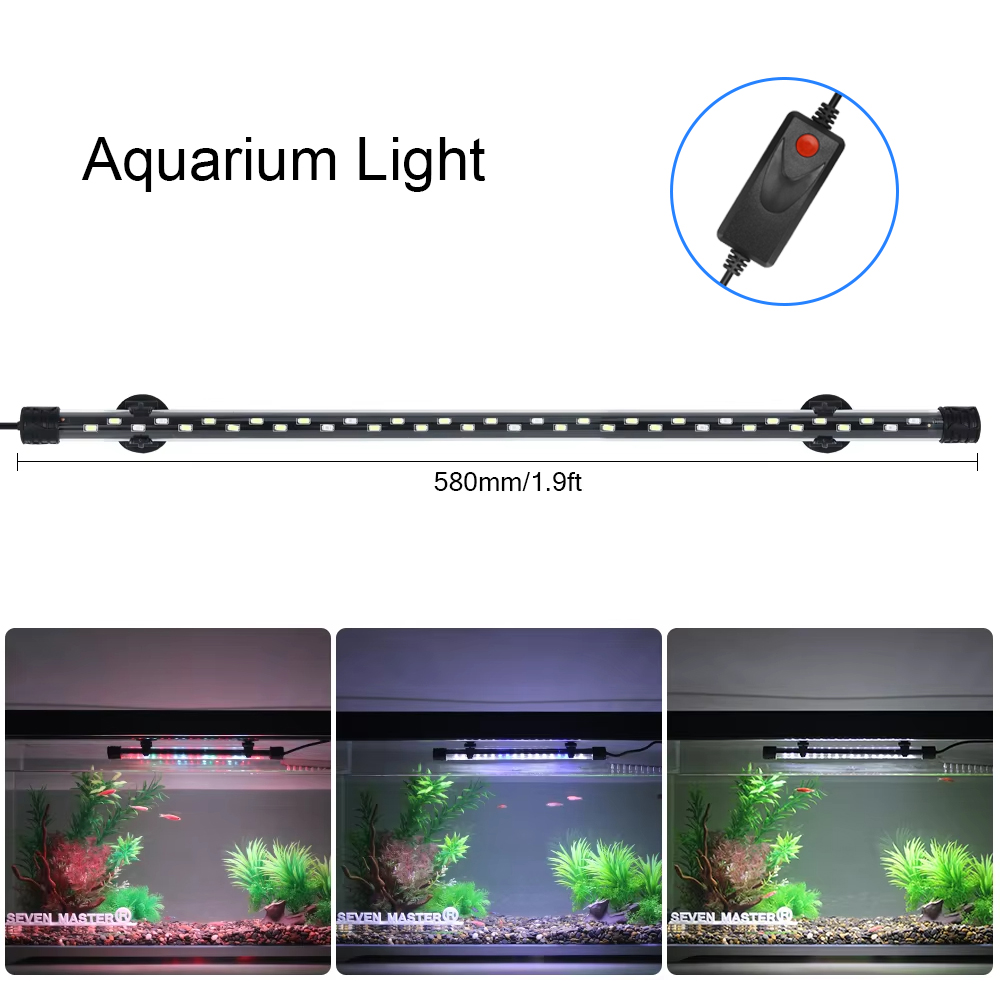 Aquarium Plant Substrate - 58CM Aquarium Licht LED Pflanze Wachsen