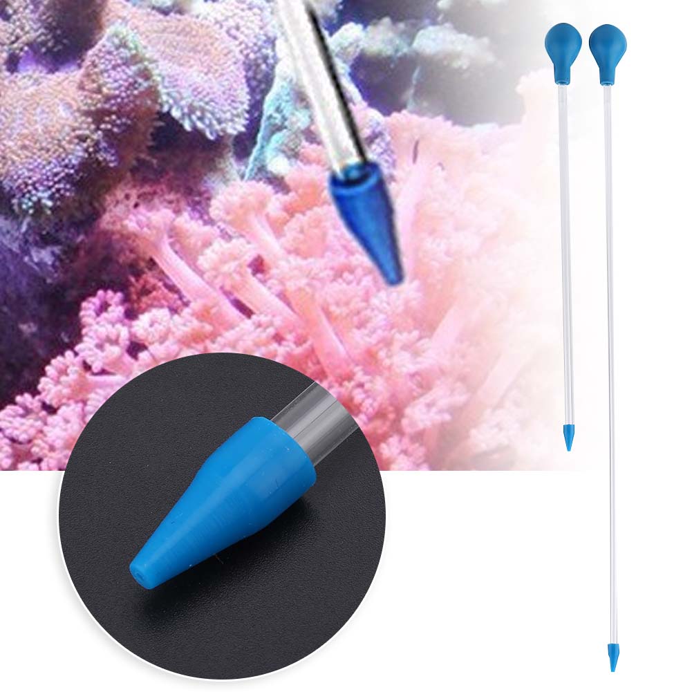 Aquarium Fertilizer - Acryl-Korallen-Fütterungsröhrchen mit Silikon-Weichspitze, Aquarium-Fütterungspipette, gezielte Fütterung,