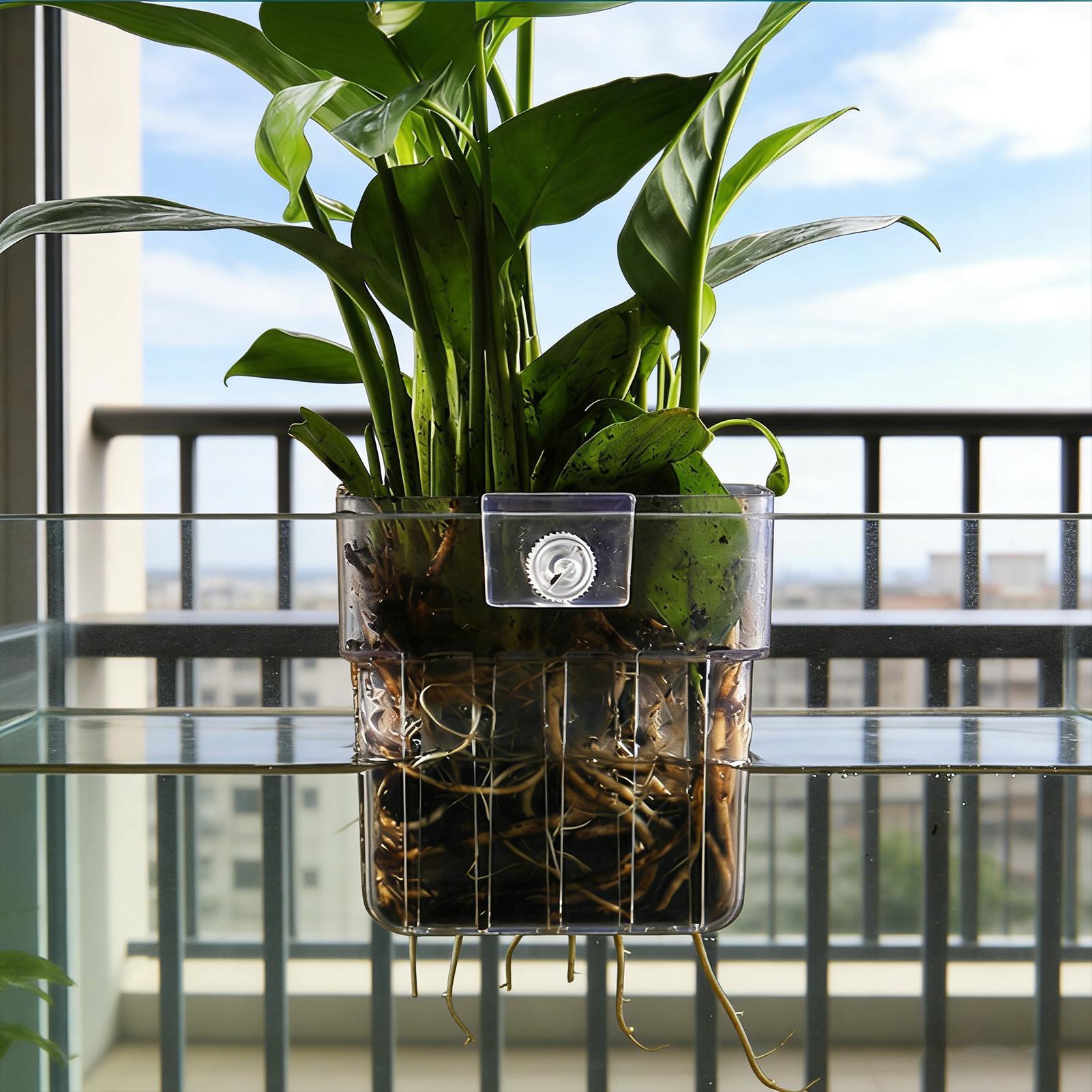 Transparenter, aufhängbarer Aq – Aquarium Plant Holder Bewertung und Preis