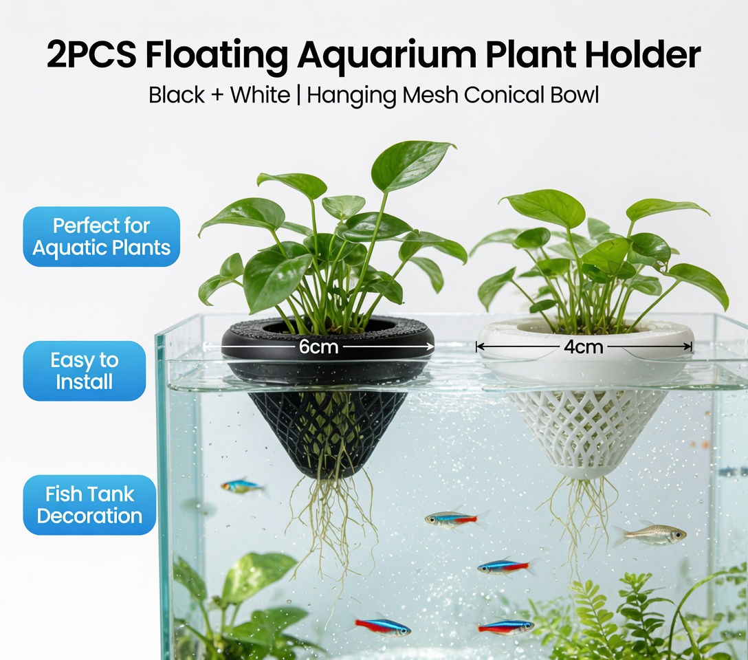 2 Stück Schwimmende Aquarien-P – Aquarium Plants Live Bewertung und Preis