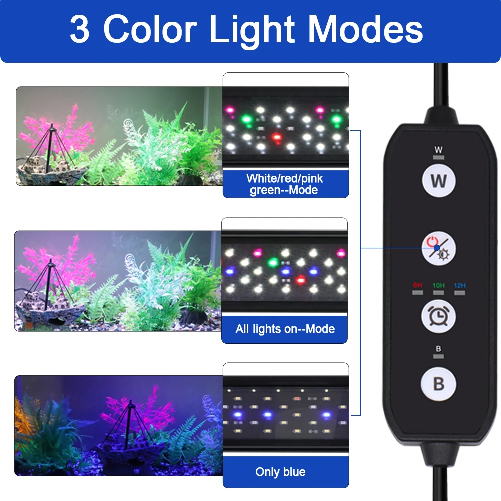 75-90CM Aquarium-Beleuchtung,  – Aquarium Plant Light Bewertung und Preis