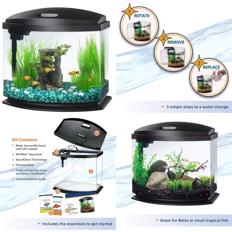 Maßgefertigtes Glas-Acryl-Aqua – Aquarium Planted Tank Filter Bewertung und Preis