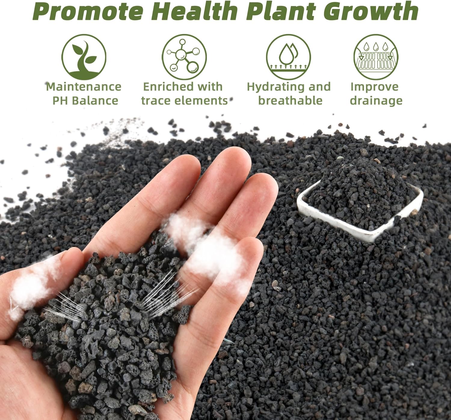 3 Pfund schwarzes Filtermateri – Plant Aquarium Pot Bewertung und Preis